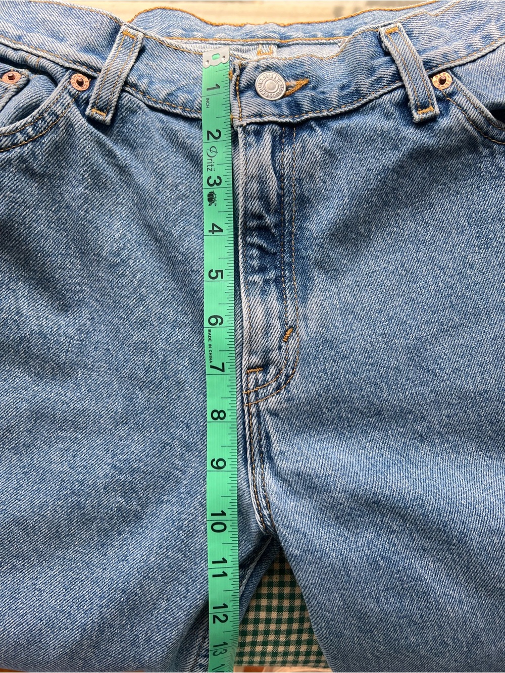 Levi's 517s Light Blue Bootcut Jeans - Picture 7 of 8